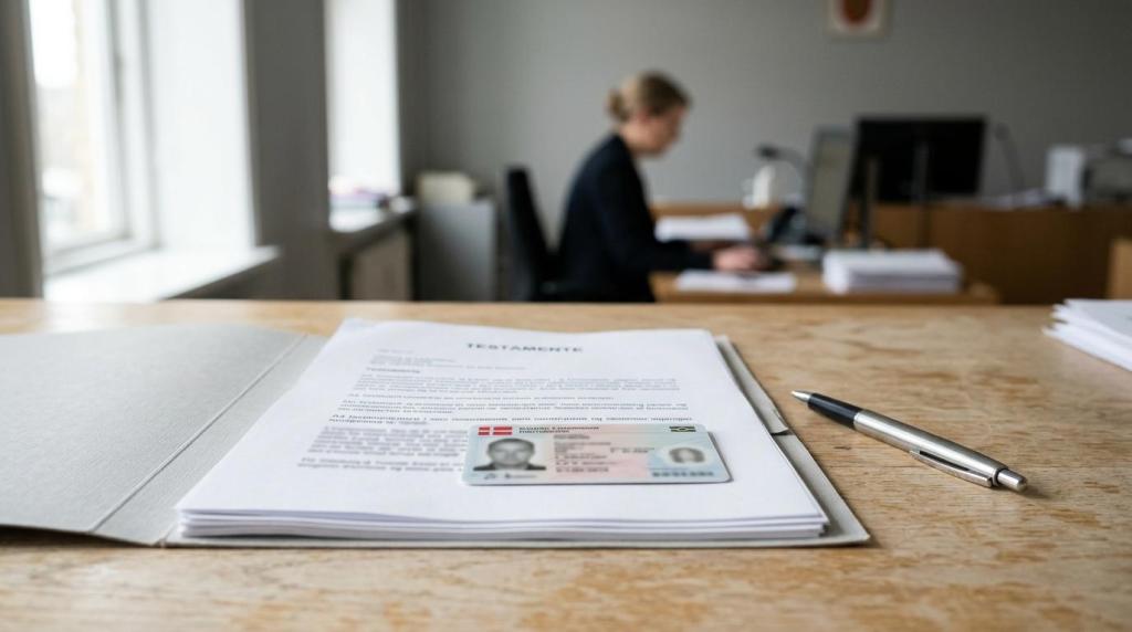 tjekliste til testamente